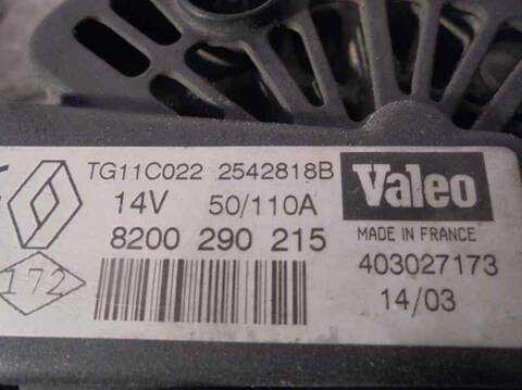 Foto 3ª: Alternador Renault Megane 1.9 DCI DIESEL BERLINA 120CV 88KW II BERLINA 5P [F9Q B8] (2003)