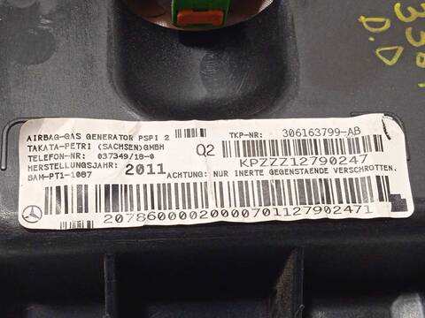 Foto 4ª: Airbag Delantero Derecho Mercedes Clase G 230 GLK 220 CDI 4-MATIC BE 204.984) 170CV 125KW [651912] (2012)