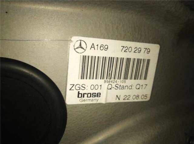 Elevalunas Eléctrico Delantero Izquierdo Mercedes Clase A 140 2.0 A 180 CDI (169.007) [2.0 LTR. - 80 KW CDI CAT]