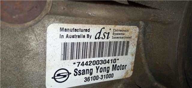 Caja Cambios Automatica Ssangyong Actyon 2.0 200 XDI [2.0 LTR. - 104 KW TD CAT]