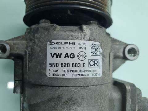 Foto 2ª: Compresor Aire Acondicionado Volkswagen Golf RABBIT BLUEMOTION 105CV 77KW [CAY] (2012)