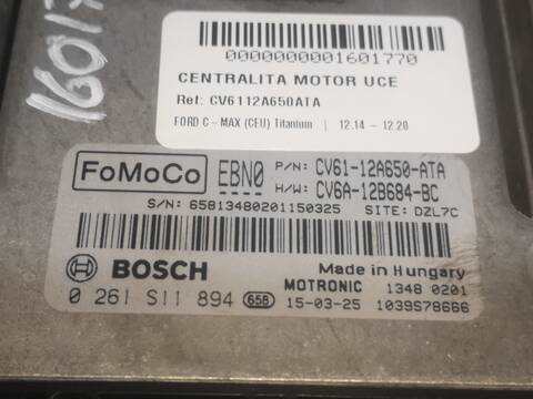 Foto 2ª: Centralita Motor ECU Ford C Max M1DA CEU) (2015)
