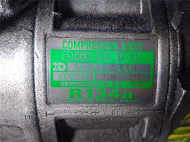 Foto 3ª: Compresor Aire Acondicionado Mercedes Clase C 160 2.8 280 (202.028) [2.8 LTR. - 142 KW 24V CAT] [M 104.941]