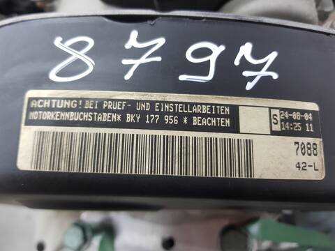 Foto 2ª: Motor Completo Volkswagen Polo MATCH (2001)