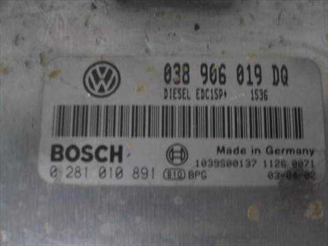 Foto 3ª: Centralita Motor ECU Seat Ibiza 1.9 TDI 131CV 96KW [ASZ] (2003)