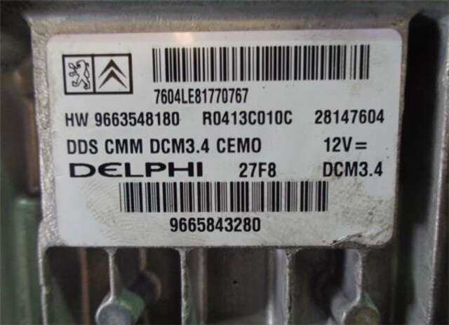 Foto 3ª: Centralita Motor ECU Citroen C5 2.0 HDI EXCLUSIVE [2.0 LTR. - 80 KW HDI] [RHR]