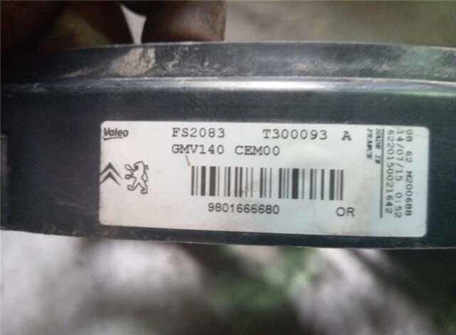 Electroventilador Peugeot 208 1.6 HDI