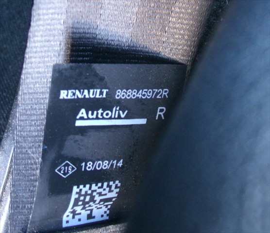 Foto 2ª: Cinturón Delantero Derecho Dacia Sandero 1.5 DCI STEPWAY,2013-2016 [K9KC6] (2014)