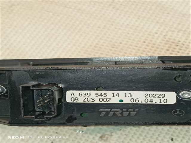 Foto 3ª: Botonera Elevalunas Mercedes Vito 2.2 D CDI W639 [646980] (2010)