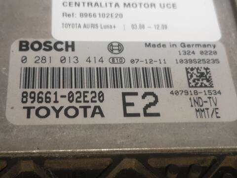 Foto 2ª: Centralita Motor ECU Toyota Auris 1ND (2008)