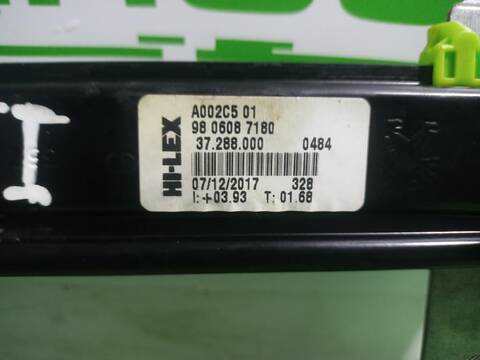 Foto 2ª: Elevalunas Manual Trasero Izquierdo Peugeot 508 ACTIVE 150CV [AH01] (2011)