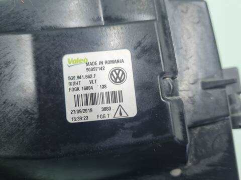 Foto 3ª: Faro Antiniebla Delantero Derecho Volkswagen Golf LAST EDITION BM 131CV 96KW [DPB] (2019)