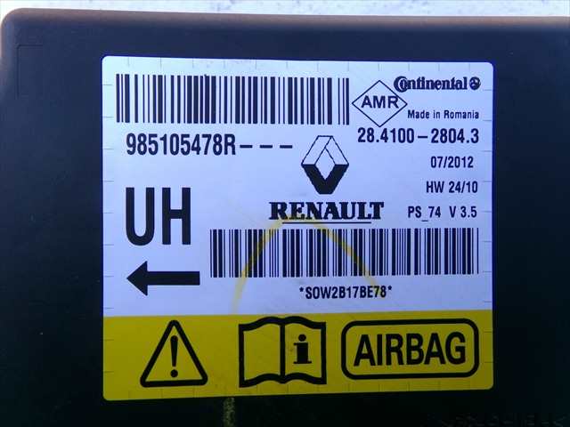 Foto 3ª: Centralita Airbag Renault Megane 1.5 DCI RANCHERA,2008-2013 [K9KJ8] (2012)