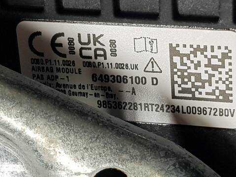 Foto 2ª: Kit Airbag Dacia Sandero STEPWAY EXTREME GO (2022)