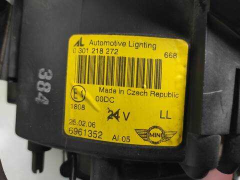 Foto 2ª: Faro Derecho Mini Cabrio W11B16A (2006)