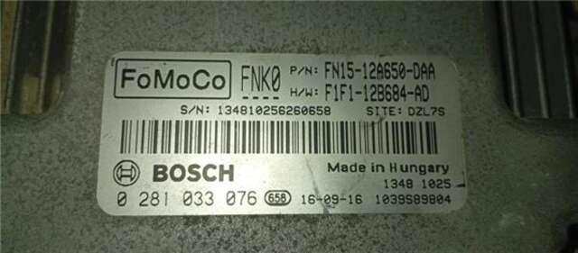 Centralita Motor ECU Ford EcoSport 1.5 TITANIUM [1.5 LTR. - 70 KW TDCI CAT]