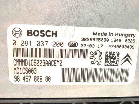 Foto 4ª: Centralita Motor ECU Citroen C4 1.5 BLUEHDI 130 BBYHZB) 131CV 96KW [YH01] (2022)