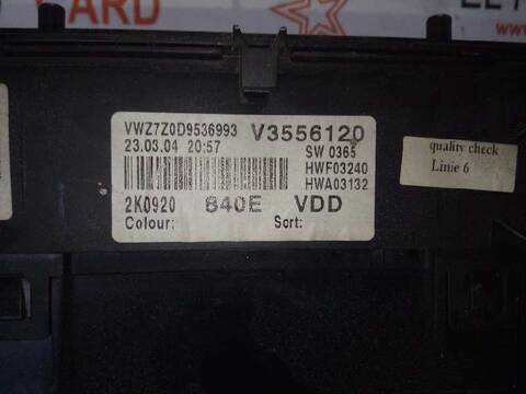 Foto 4ª: Cuadro de Instrumentos Volkswagen Caddy 60CV 44KW