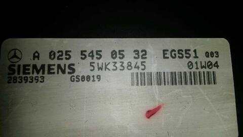 Foto 3ª: Centralita Cambio Automatico Mercedes Clase E 180 3.2 CDI CAT BERLINA 197CV 145KW