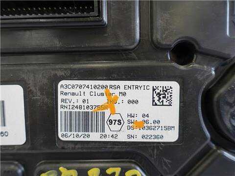 Foto 3ª: Cuadro de Instrumentos Dacia Duster 1.0 COMFORT 101CV 74KW [H4D D4] (2020)