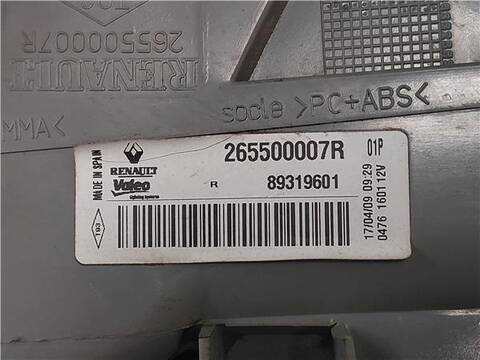 Foto 3ª: Piloto Trasero Derecho Renault Megane 1.6 16V BZ0U) 110CV 81KW III FASTBACK BZ0_) [K4M 858] (2009)