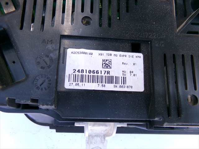 Foto 3ª: Cuadro de Instrumentos Renault Laguna 1.5 DCI RANCHERA,2007-2015 [K9K57] (2011)