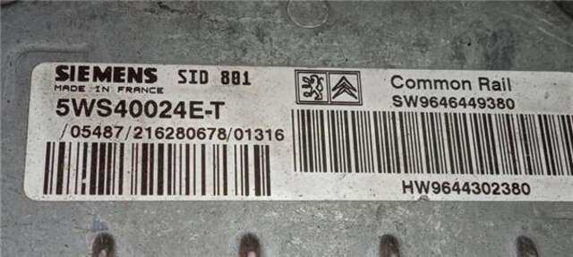 Centralita Motor ECU Peugeot 406 2.0 HDI 90