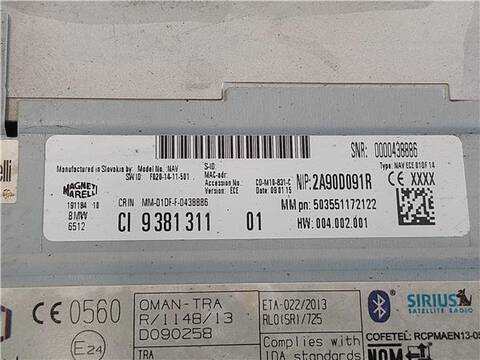 Foto 3ª: Sistema Audio Radio CD Bmw Serie 3 315 2.0 320D XDRIVE BERLINA 184CV 135KW [N47D20C] (2015)