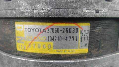 Foto 2ª: Alternador Lexus IS 220D ALE20) 177CV 130KW [2AD-FHV] (2008)