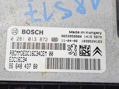 Foto 2ª: Centralita Motor ECU Citroen Berlingo 1.6 16V HDI 75CV 55KW [9HT] (2011)