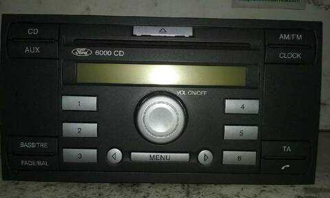 Sistema Audio Radio CD Ford Fiesta 1.6 TDCI CAT 90CV 66KW