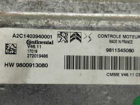 Foto 3ª: Centralita Motor ECU Peugeot 208 STYLE 82CV 60KW [HM01] (2017)