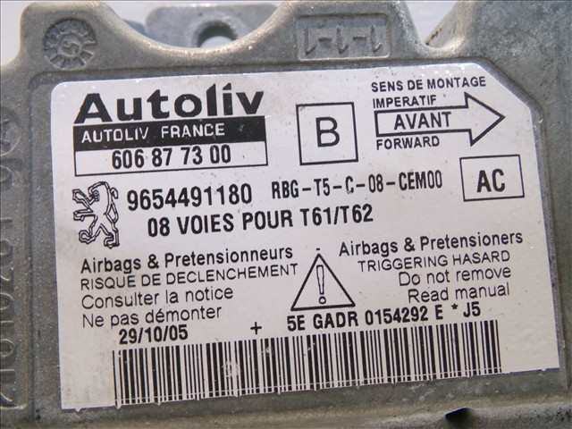 Foto 4ª: Centralita Airbag Peugeot 307 1.6 HDI 2005-2007 [9HZ] (2006)