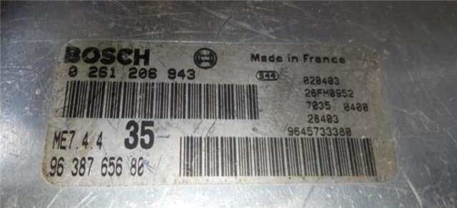 Centralita Motor ECU Peugeot 307 1.6 BIOFLEX