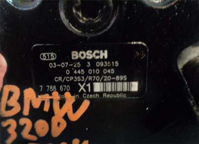 Foto 2ª: Bomba Inyeccion Bmw Serie 3 315 320 D (150CV) [204D4]
