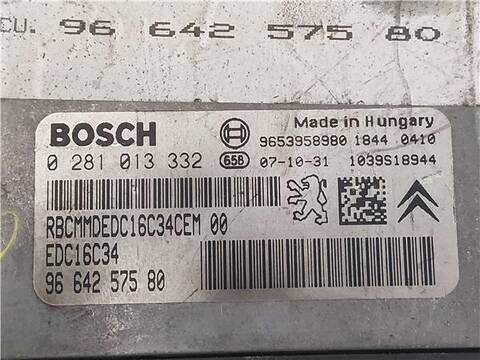 Foto 3ª: Centralita Motor ECU Peugeot 308 1.6 CONFORT 109CV 80KW [9HZ (DV6TED4)] (2008)
