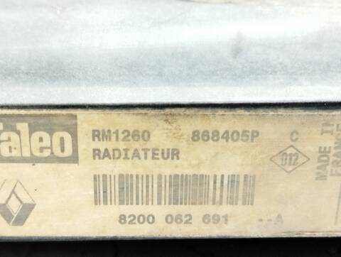 Foto 3ª: Radiador Motor Renault Megane 1.9 D AUTHENTIQUE BERLINA 80CV 59KW I FASE 2 BERLINA BA0) [F9Q Q7] (2001)