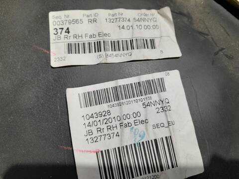 Foto 3ª: Tapizados Cartoneras Opel Insignia 2.0 16V CDTI 160CV [A20DTH] (2008)