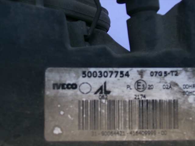 Foto 2ª: Faro Derecho Iveco Daily 2.3 D 1999-2006 [F1AE0481B*A] (2005)
