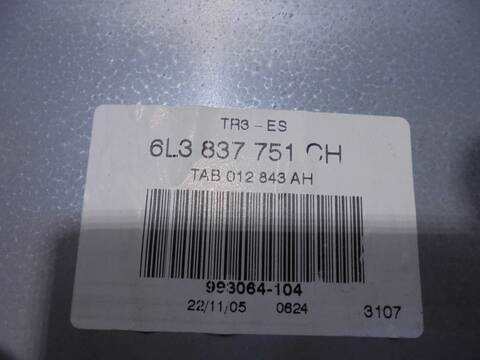 Foto 3ª: Elevalunas Eléctrico Delantero Izquierdo Seat Ibiza ECOMOTIVE 80CV 59KW [BNV] (2006)