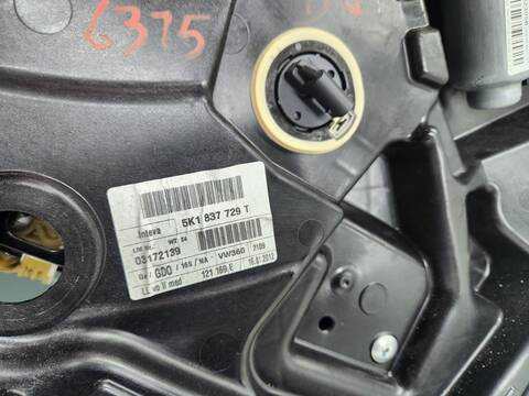 Foto 3ª: Elevalunas Eléctrico Delantero Izquierdo Volkswagen Golf RABBIT BLUEMOTION 105CV 77KW [CAY] (2012)