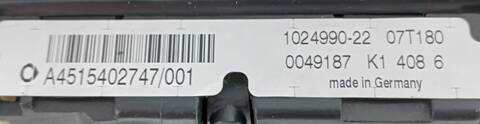 Foto 3ª: Cuadro de Instrumentos Smart Fortwo 1.0 CAT 71CV (2007)