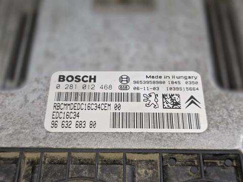 Foto 2ª: Centralita Motor ECU Citroen Xsara 9HX PICASSO (2008)