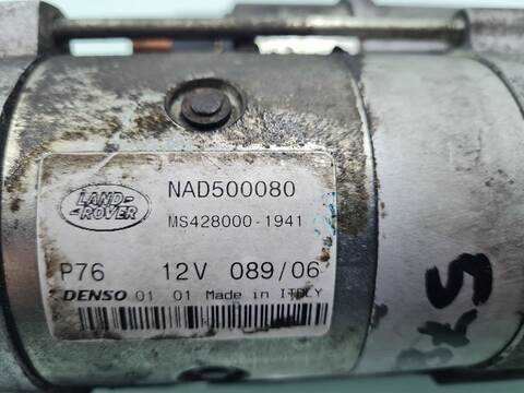 Foto 2ª: Motor de Arranque Land Rover Range V6 TD HSE 190CV 140KW [276DT] (2007)