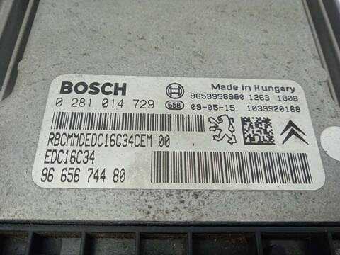 Foto 3ª: Centralita Motor ECU Citroen C4 1.6 16V HDI FAP PICASSO 109CV 80KW [9HZ] (2009)