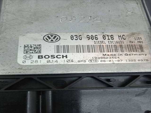 Foto 2ª: Centralita Motor ECU Skoda Superb 1.9 TDI 116CV 85KW [BPZ] (1999)