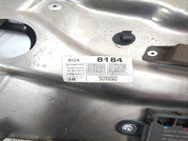 Foto 3ª: Elevalunas Manual Trasero Derecho Mercedes Clase C 160 C 220 CDI 204.002) (2007)