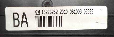 Foto 2ª: Sistema Audio Radio CD Opel Insignia 2.0 CDTI 68) (2008)