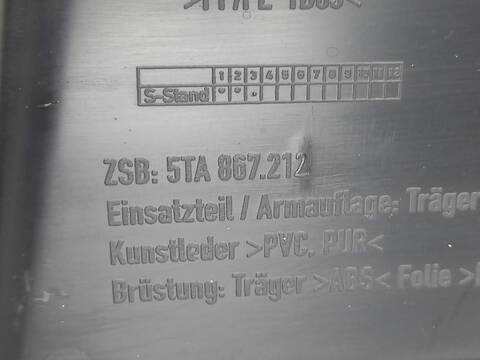 Foto 3ª: Tapizados Cartoneras Volkswagen Touran ADVANCE BMT 110CV [CRKB] (2015)