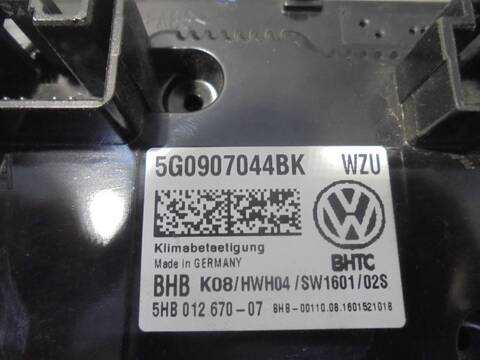 Foto 2ª: Mando Climatizador Volkswagen Golf ADVANCE BLUEMOTION 110CV 81KW [CXX] (2016)